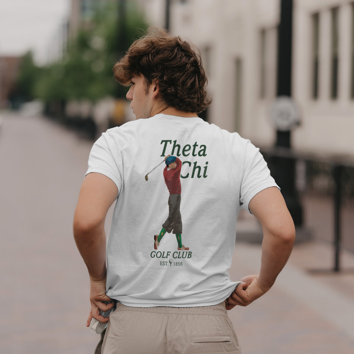 Theta Chi Comfort Colors Timeless Swing Short Sleeve Tee