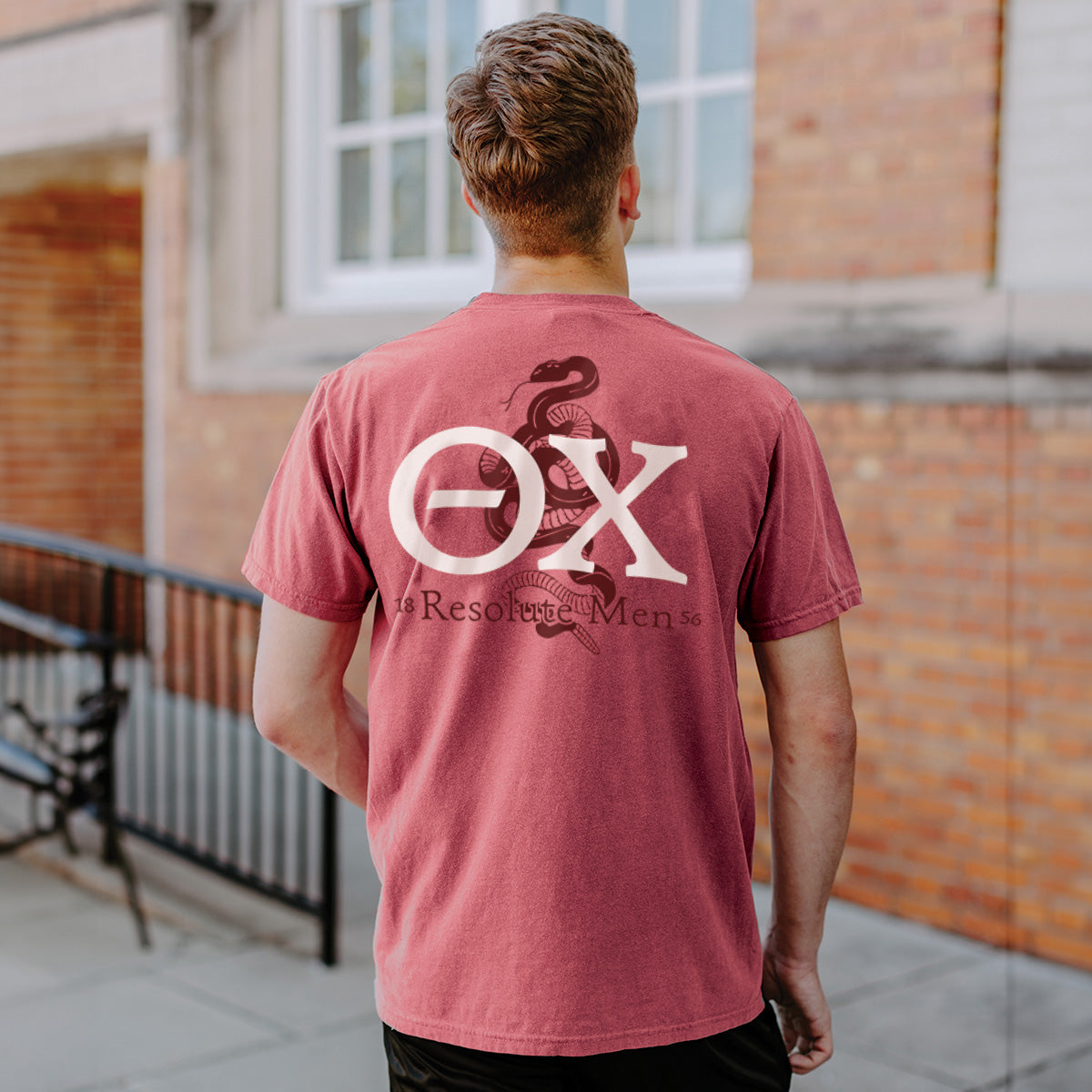 New! Theta Chi Exclusive Comfort Colors Resolute Men Short Sleeve Tee