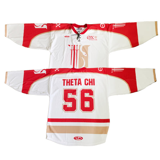 New! Theta Chi Sublimated Hockey Jersey