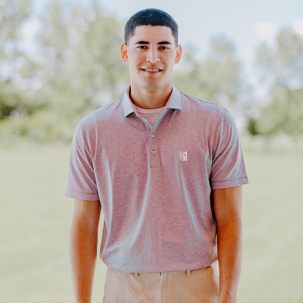 New! Theta Chi Johnnie-O Striped Polo Theta Chi