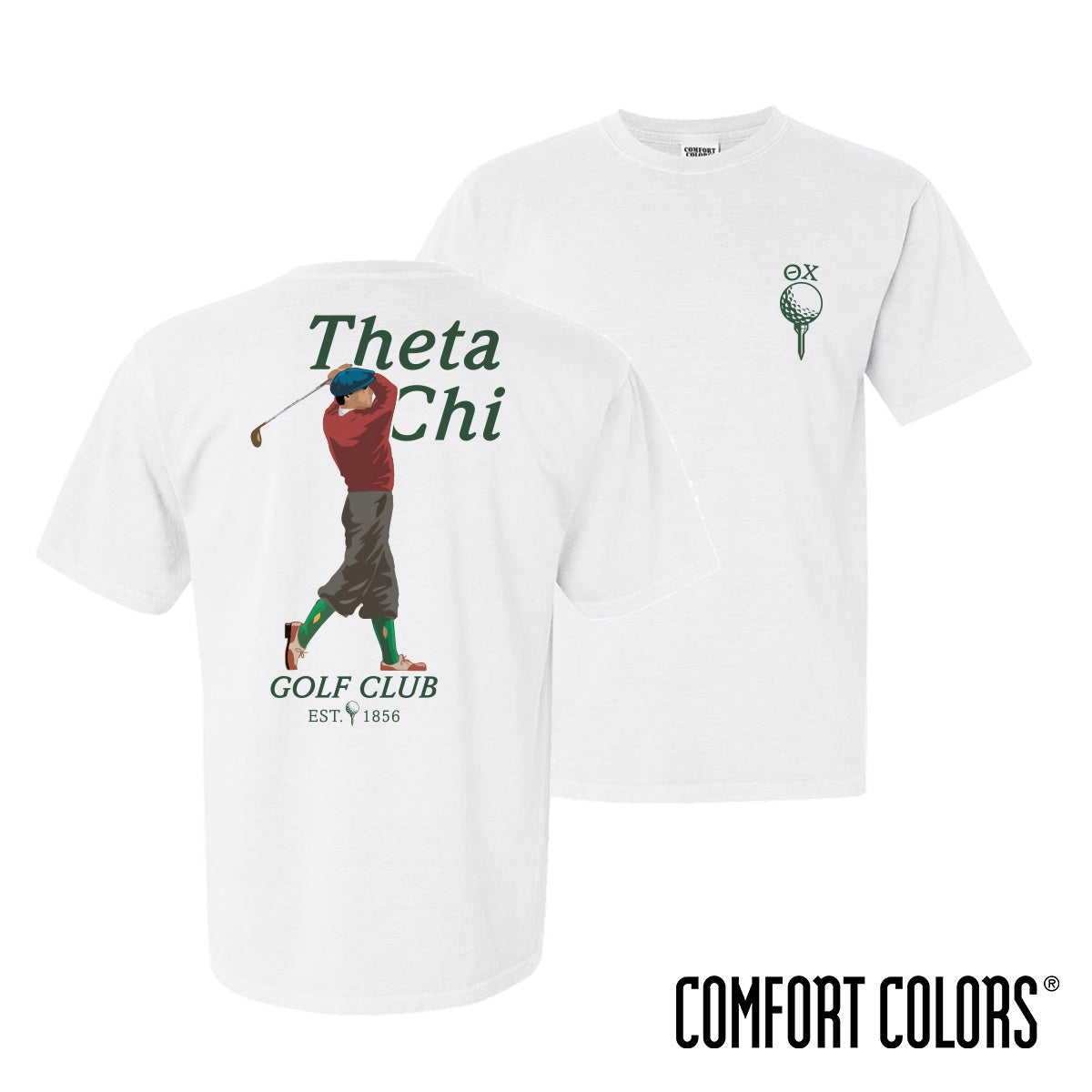 Theta Chi Comfort Colors Timeless Swing Short Sleeve Tee