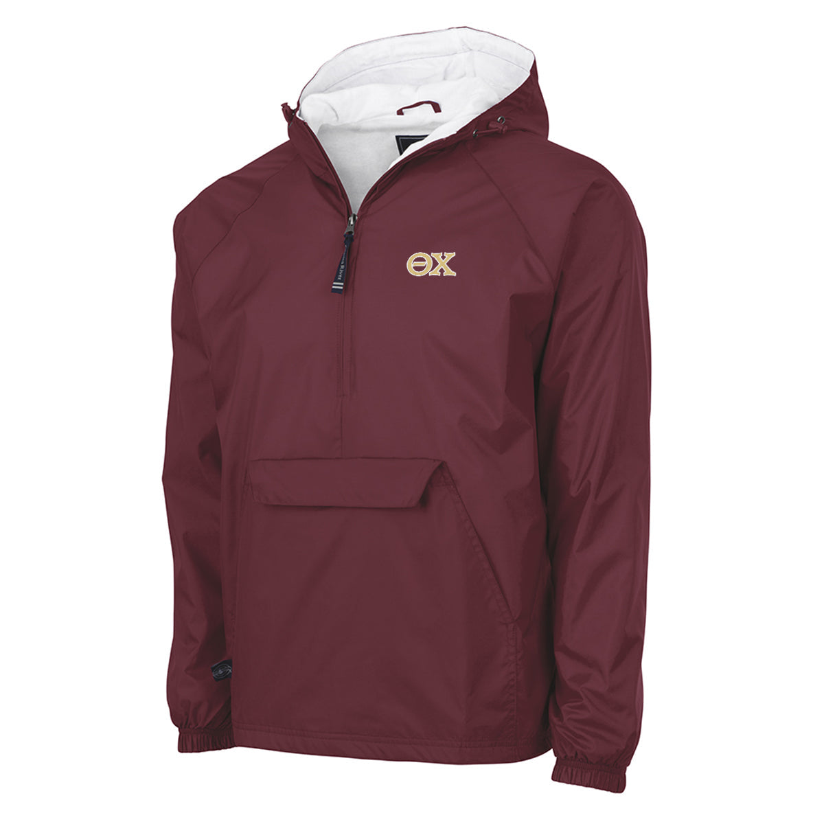 New! Theta Chi Classic 1/4 Zip Rain Jacket