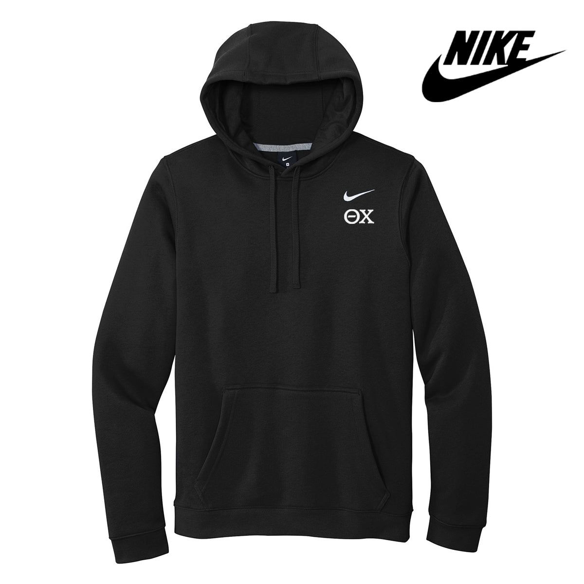 Embroidered nike hot sale hoodie