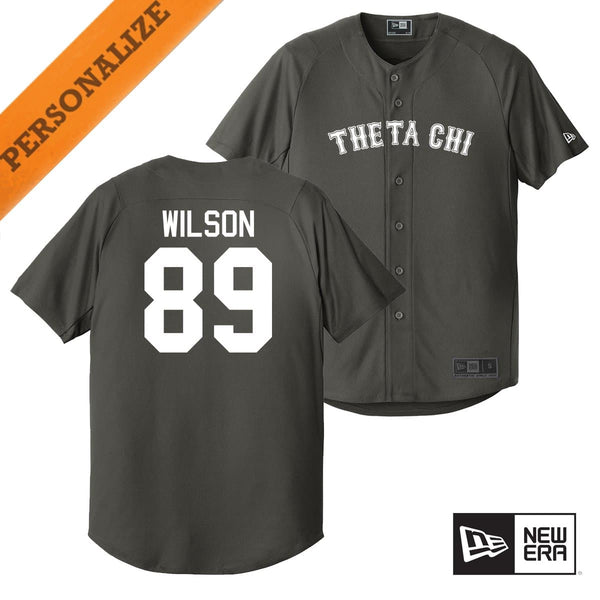 Theta Chi Personalized White Mesh Baseball Jersey – Theta Chi Official Store